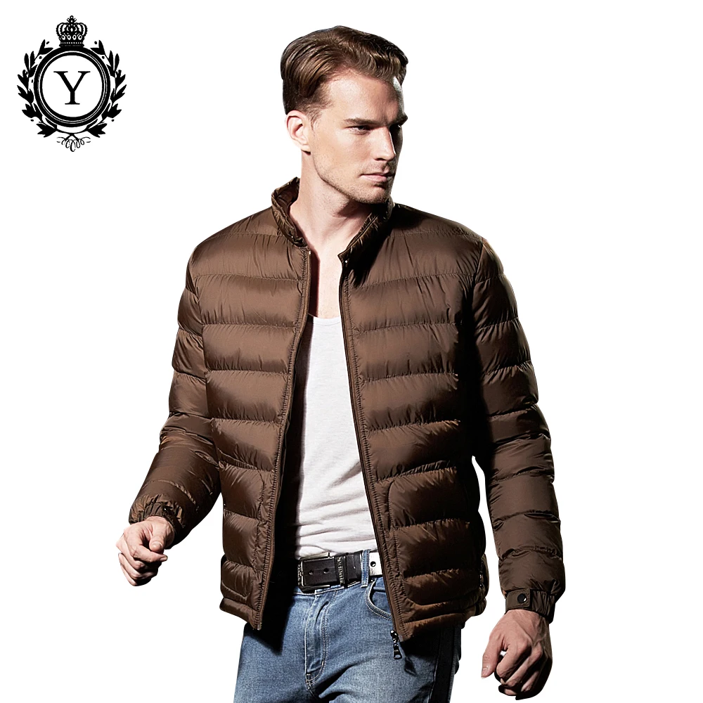 COUTUDI 2017 Autumn Jacket Men Fashion Ultralight Down Jackets Nylon