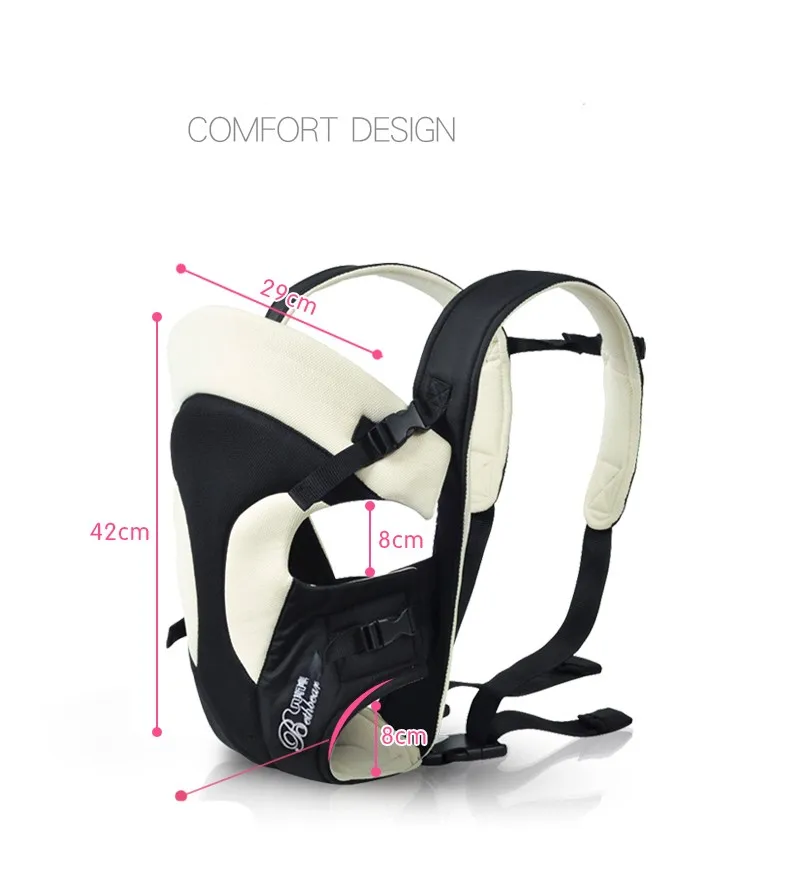 Infant Baby Carrier Adjustable Newborn Sling Multifunction Breathable Backpacks Wrap Rider Multicolor8
