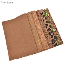 She Love A4 мягкий пробковый материал для шитья одежда ткани DIY материалы ручной работы аксессуары для рукоделия