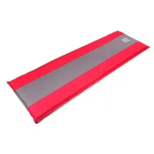 AOTU собственная личность Надувая губки спальный коврик Кемпинг надувной матрас кровать Односпальная закатать (красный)