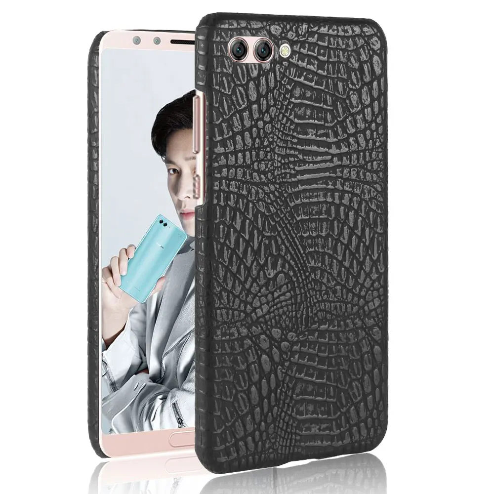 

Case For Huawei Nova 2 Plus Luxury Crocodile Pattern PU Leather Coque Cases For huawei nova 2s Phone Case Hard PC Back Cover