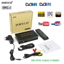 2018 New HD Digital Terrestrial Satellite tv receiver DVB T2+S2 TV Tuner C01S Receivable H.264/MPEG4 DVB-T2 DVB-S2 Combo