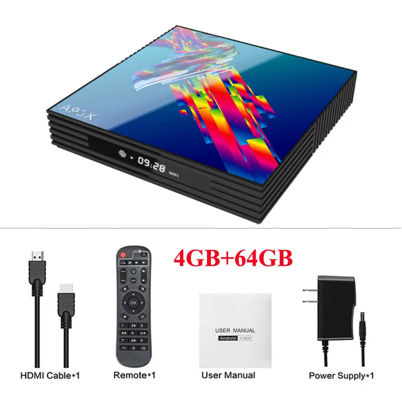 A95X R3 медиаплеер Android 9,0 Smart tv Box 4GB 32GB 4K RK3318 2,4G/5 GHz Wifi USB3.0 4K 4GB 64GB Google Play Netflix Youtube - Цвет: 4GB 64GB ONLY