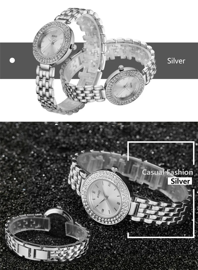 Relogio Feminino montre femme 2018 New Ladies Bracelet Watch For Women Rhinestone Gold Wrist Watch Top Brand Luxury Female Clock (13)