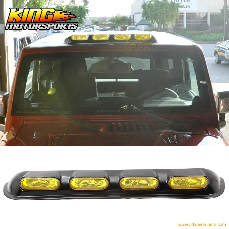 For Light Pod 4X4 SUV Truck Roof Off Road Driving Running Fog Light Bar