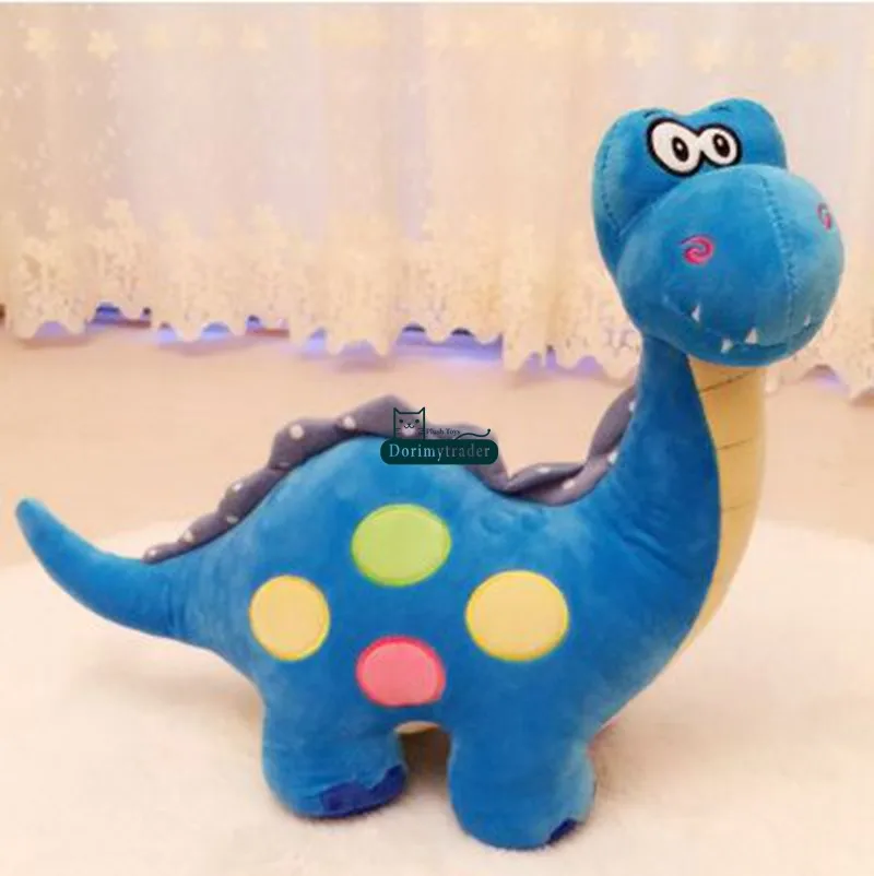 Dorimytrader 90cm Large Animal  Tyrannosaurus Rex Plush Toy Soft Cartoon Big  35''  Dinosaur Stuffed Doll Pillow Kids Gift DY61287 (2)