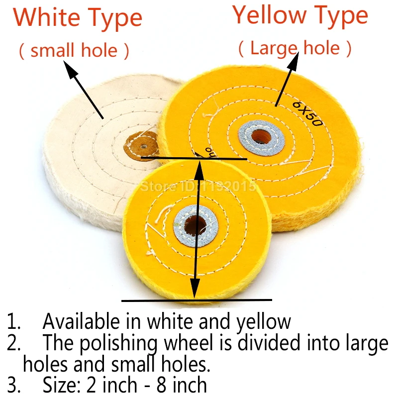 1 шт хлопок полировочная ткань полировочные диски для шлифовального станка для золотого, серебряного, ювелирного металла, дерева абразивные инструменты белая круглая форма колодки