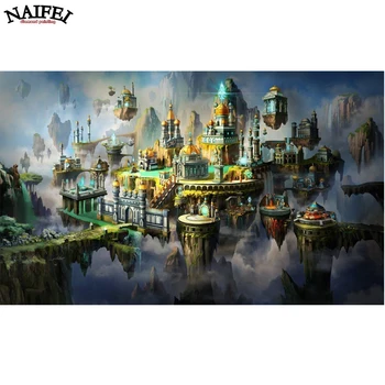 

diy Full Diamond Embroidery Magic castle,5D Diamond Painting Cross Stitch,3D Diamond Mosaic stickers,Needlework,Crafts,Christmas
