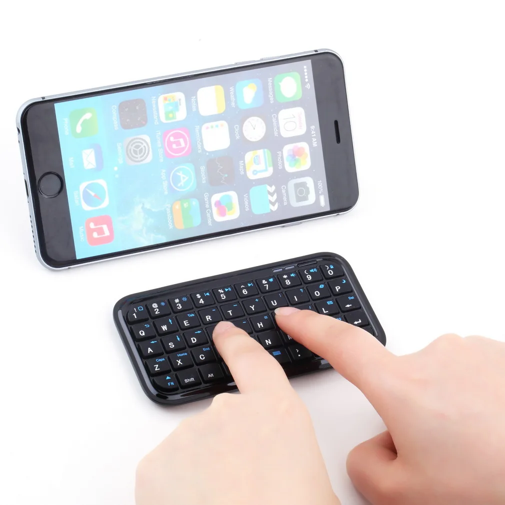  [Newest] 1pcs Mini Wireless Bluetooth 3.0 Keyboard for iPad2/3/4 for iPhone 4S 5 for Android OS PC C1 