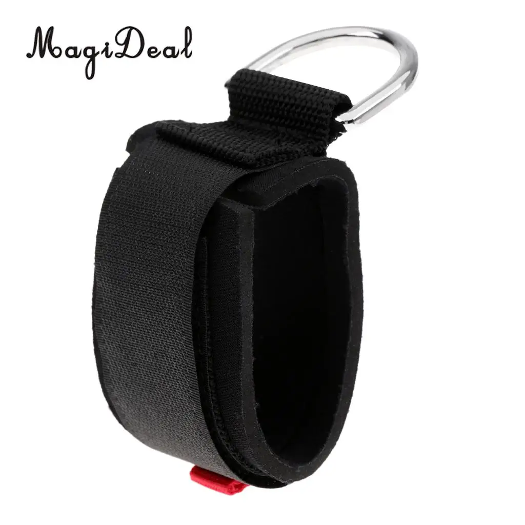 Premium Scuba Snorkeling Diving Camera Wrist Strap Band Hand Lanyard D Ring + Stick Pointer Rod Tank Banger Measurement & Strap