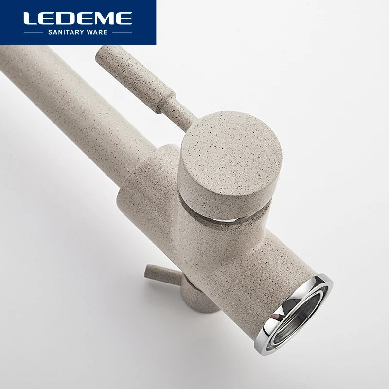 LEDEME Waterfilter краны Кухня смесители питьевой воды фильтр многоцветные кран Раковина