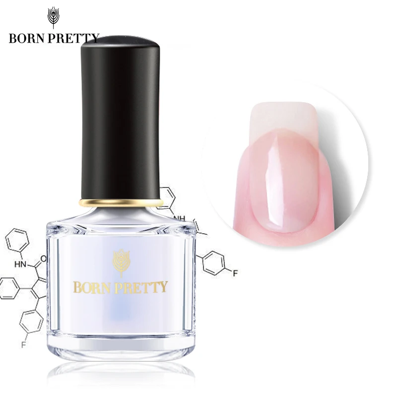 BORN PRETTY 3-in-1 Water Based Base Top Coat 6ml Manicure Nail Treatment Polish Nail Care Lacquer