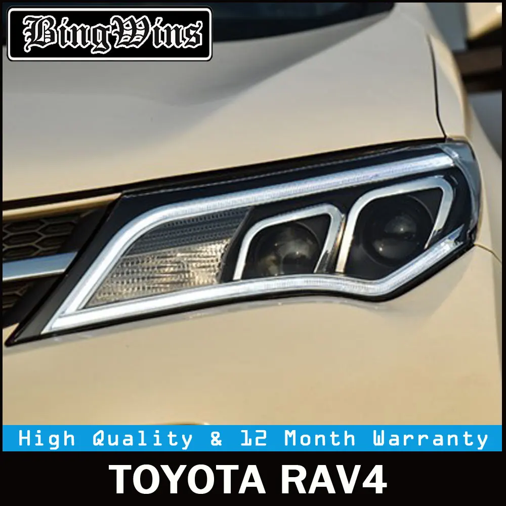 Styling for Toyota RAV4 LED Headlights 2013 2015 New RAV 4 Headlight