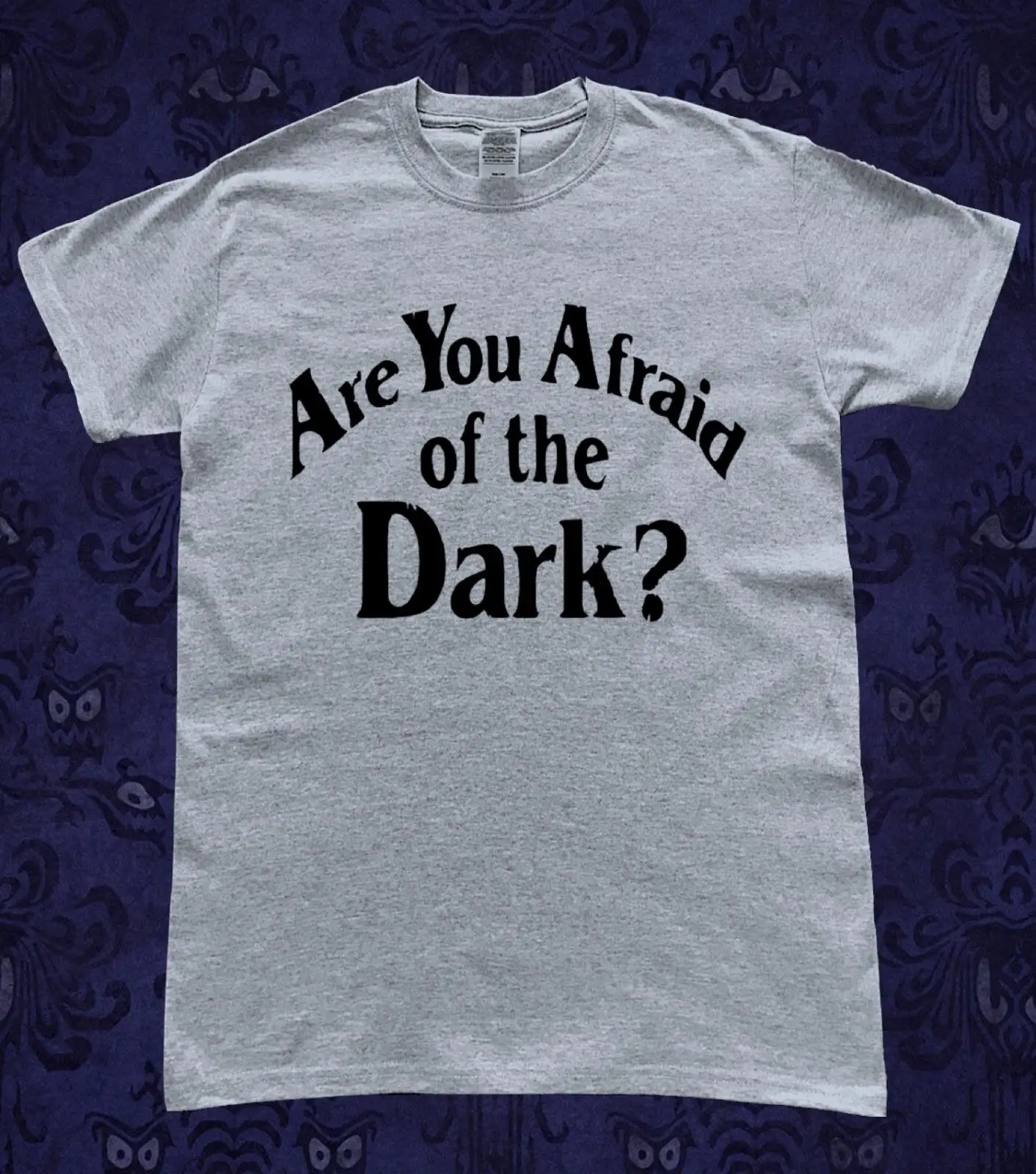 Мужская футболка с чувством юмора Are You Fear of The Dark модная брендовая для Хэллоуина 90s
