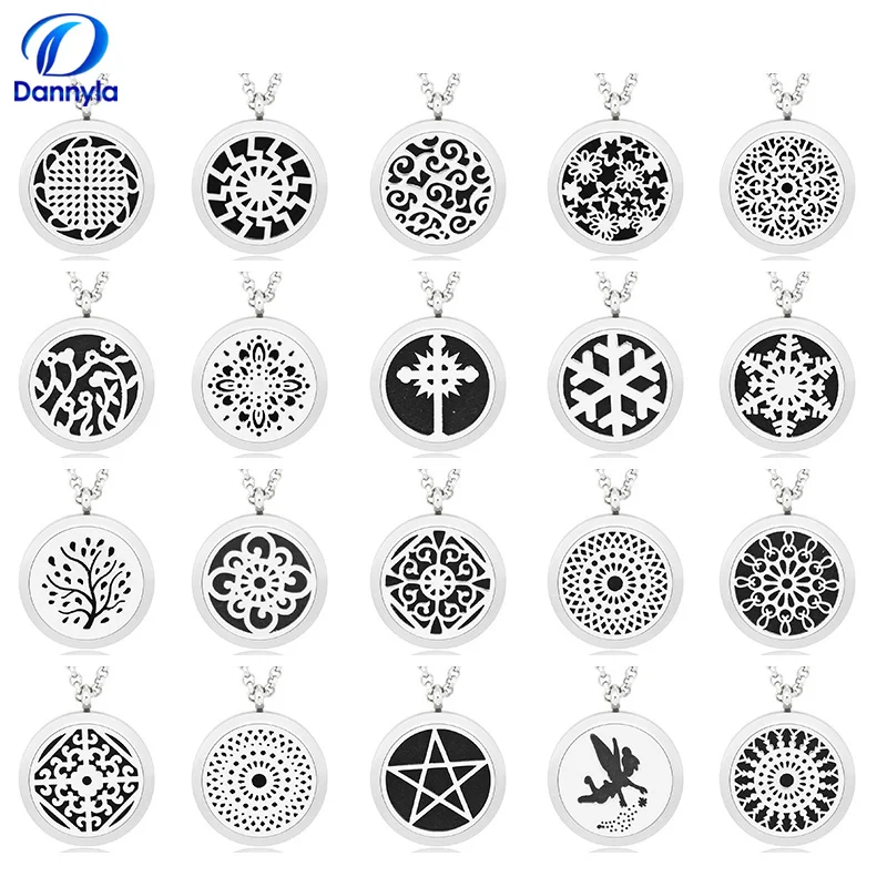 

Wholesale And Retail 30mm Stainless Steel Essential Oil Diffuser Necklace Accept Customization AA141-160-L60