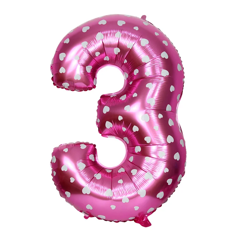 40 дюймов 0-9 розово-золотые шары из фольги в виде цифр Большие Гелиевые Шары с цифрами украшения для свадьбы дня рождения Baby Shower вечерние поставки