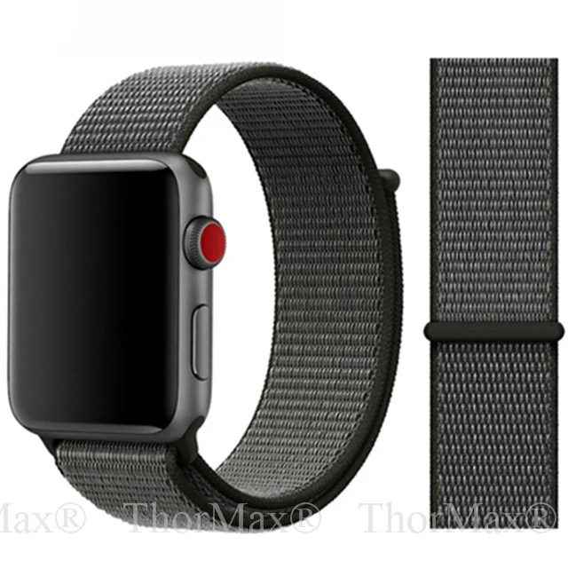 Нейлоновый ремешок для apple Watch band 5 4 3 iWatch band 42 мм 44 мм 40 мм apple wacth 4 3 2 аксессуары для браслетов Sport Loop correa - Цвет ремешка: 9-Dark Olive