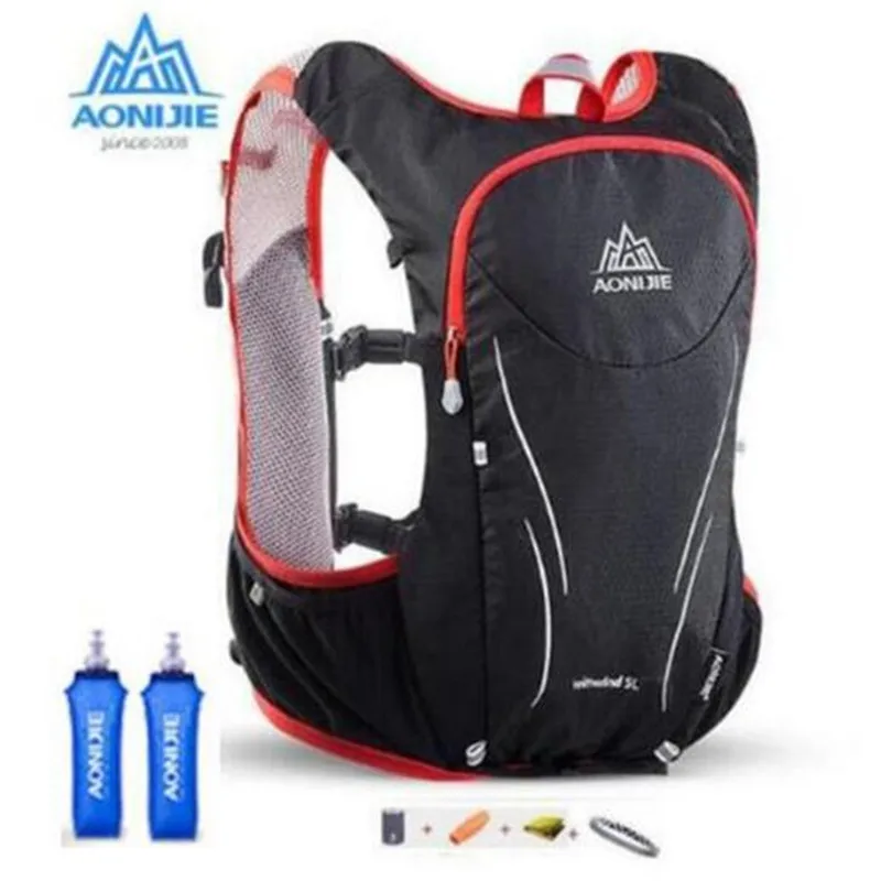 AONIJIE Hydration Backpack Upgraded 5L Vest Backpack Women Men Outdoor Sports Hiking Climbing Marathoner Running Bag