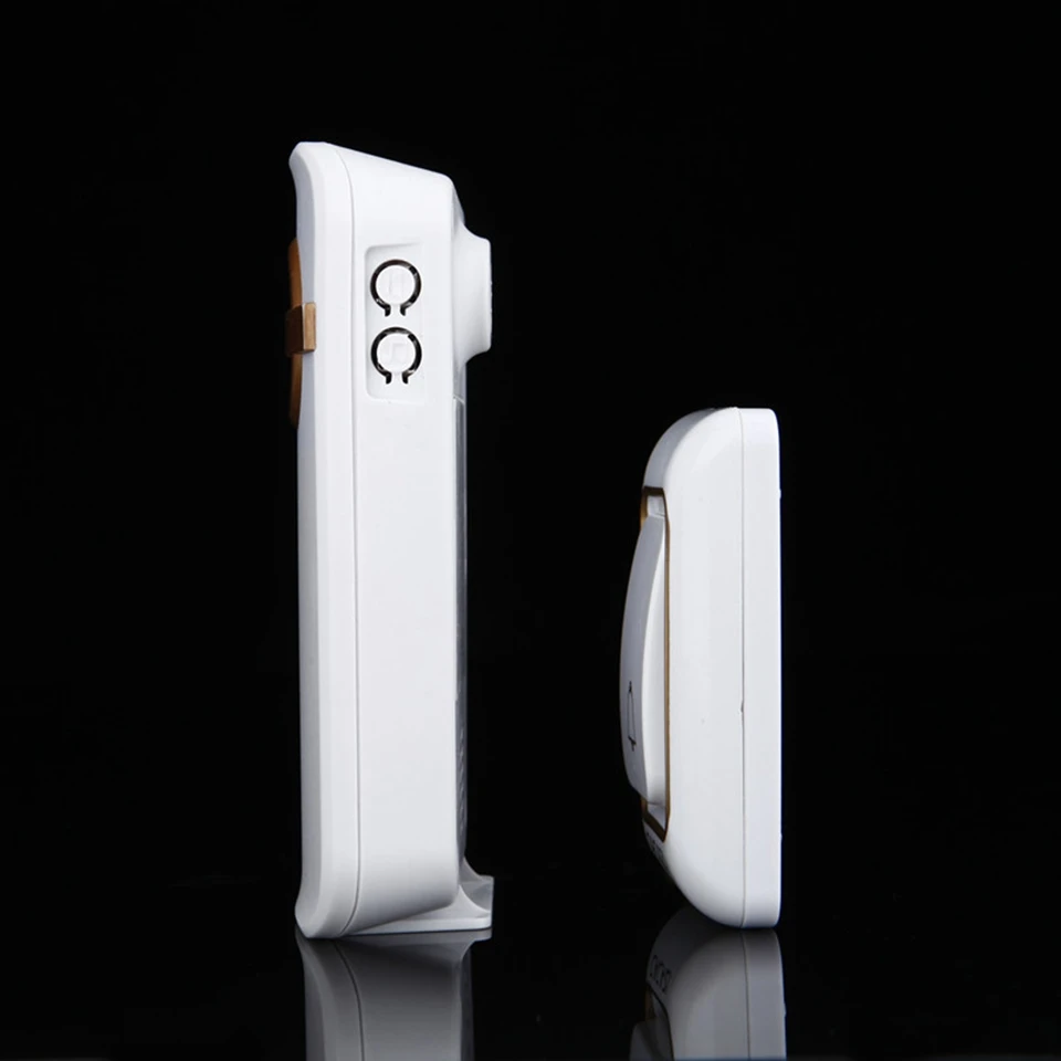 3-New-style-Wireless-Doorbell-DC-battery-Door-Chime-200M-operating-range-waterproof-1-transmitter-1-receiver