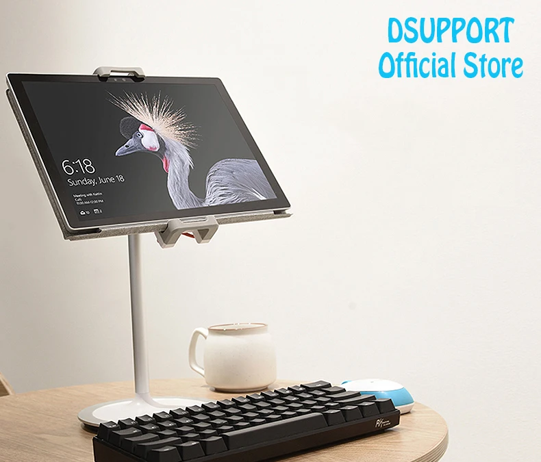 New S3 Aluminum Alloy Free Lifting 4.7-12.9 inch Phone/ Tablet PC Desktop Stand for ipad pro iphone surface book