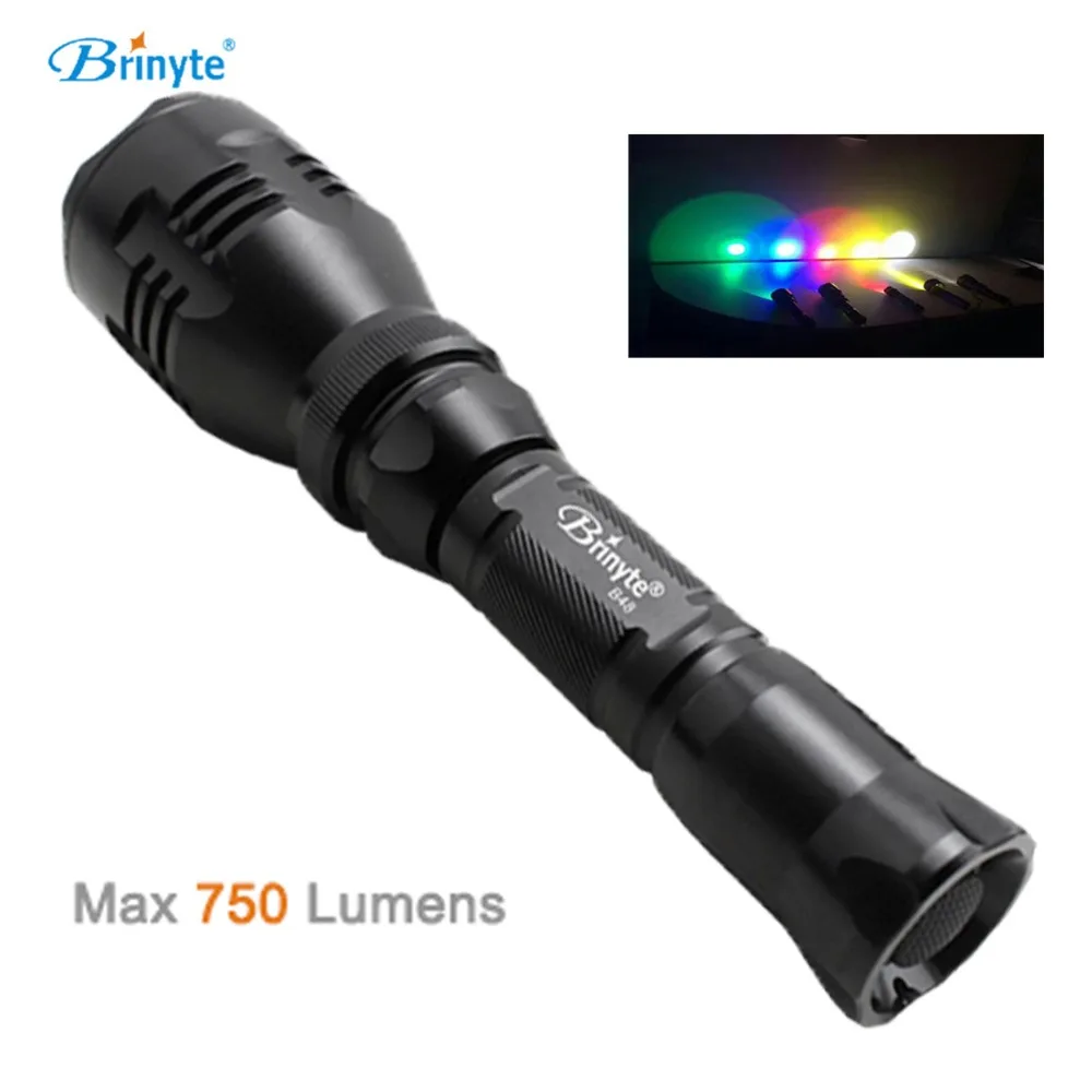 

Asafee B48 Portable 18650 Battery Outdoor Lighting Cree XM-L2 (U4) RED GREEN BLUE Led Hunting Flashlight