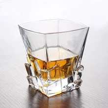 Kreative Reliefs geschnitzt kristall whisky glastasse weinglas Chivas XO bierglas becher hitzebeständige Nachahmung eis