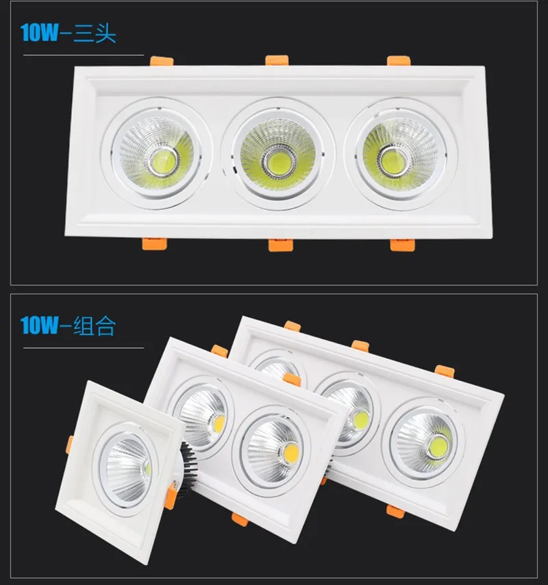 10 шт./лот AC90-260V 7 Вт 12 Вт светодио дный COB светодиодный Отель потолочный светильник проект посвященный литье светодио дный под давлением светодиодный светильник интегрированный точечный свет