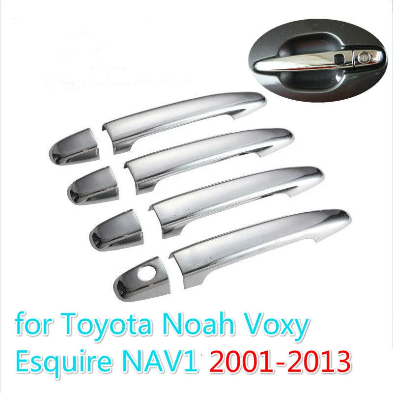 Для Toyota Noah Voxy Esoure Nav1 2001-2013 хромированная Автомобильная дверная ручка Накладка
