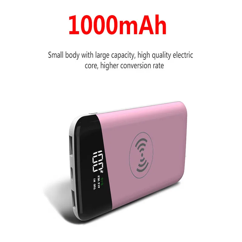 10000mAh QI Wireless Charger Power Bank For iPhone Samsung PD Fast Charging USB Powerbank External Battery Pack (5)