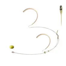 Freeboss HS-25S1-L5A всенаправленный электретный конденсаторный капсула 3Pin mini XLR гарнитура микрофон с кабелем 1,2 м для AKG разъем