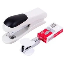 0355 степлер офисный школьный дом 20 листов 640 шт скобы 24/6 для удаления