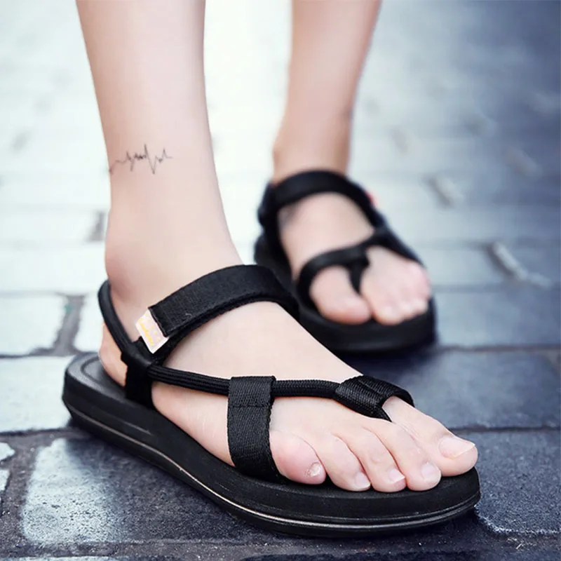 

STAN SHARK Sandals Men Cross Strap Summer Casual Beach Sandals Lovers' Summer Shoes Breathable Non-Slip Men Sandals Eur 36-45