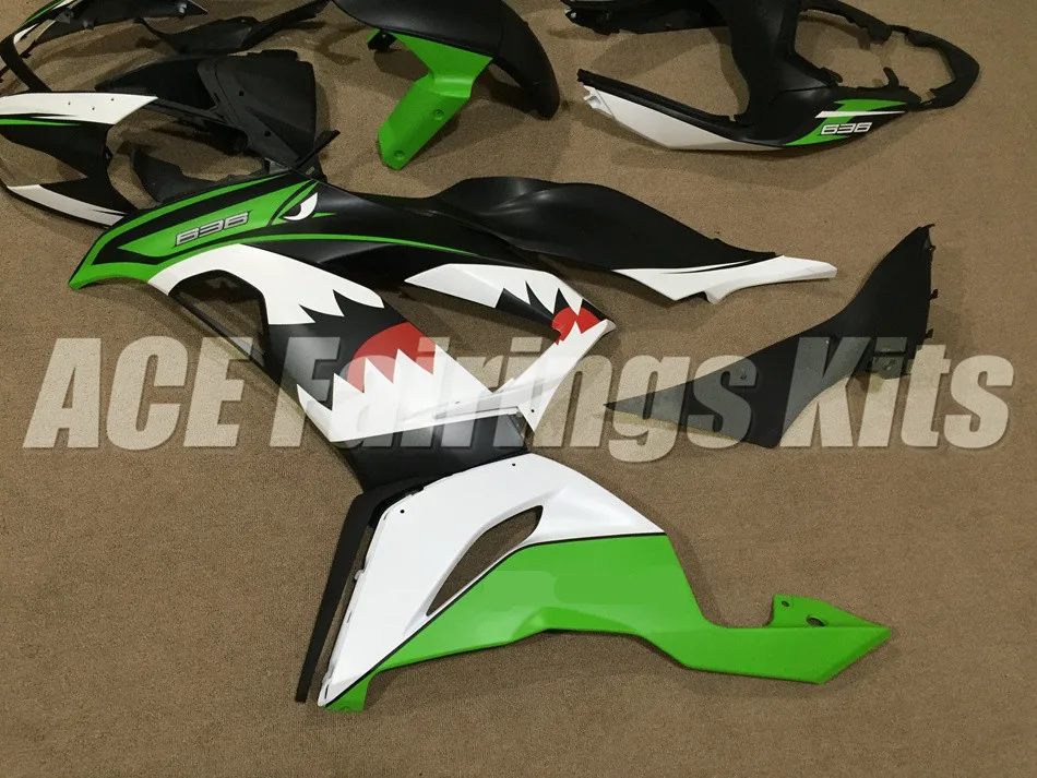 Abs Обтекатели комплект подходит для kawasaki Ninja ZX6R 636 599 2013 6R 13, 14, 15, 16, 17, ZX-6R кузов комплект акула