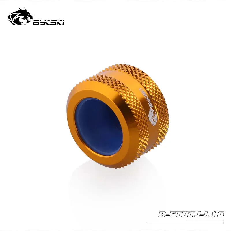 Bykski кулер для воды Компрессионный фитинг для OD12mm/OD14mm/OD16mm жесткая трубка G1/" жесткая трубка усиленная анти-выкрутка рук - Цвет лезвия: Gold