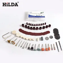 HILDA 92 Шт. Дерева, Металла, Гравировка Электрический Ротари Инструмент Аксессуары для Dremel Бит Шлифовальные Польский Резки Cut 1/8 «для Dremel