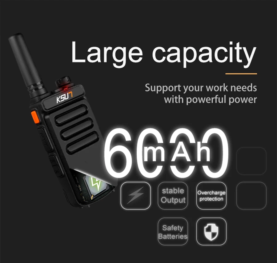 KSUN KSX65 портативный высококачественный Небьющийся Vhf Walkie Talkie цифровой двухстороннее радио