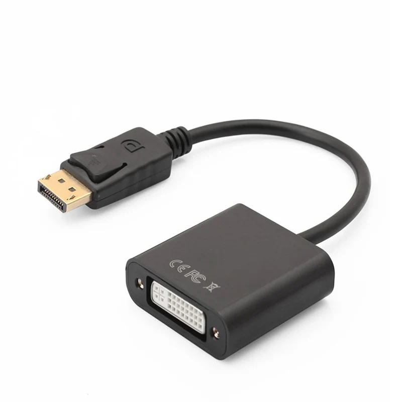 SZ-WXDZ جديد Displayport موانئ دبي إلى HDMI/VGA/DVI محول محول الذكور إلى الإناث كابل محول كهربائي مزدوج الفتحة 1080 p ل HDTV العارض