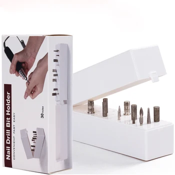

Display stand pink manager manicure box display nail drill bracket nail bit A00226XX