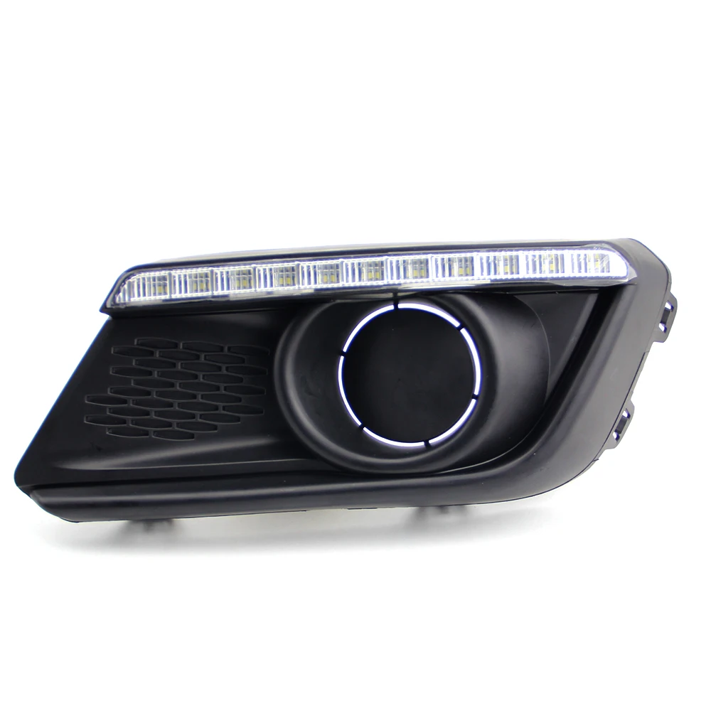 

Car LED DRL Kit for SUZUKI SWIFT 2013 2014 2015 LED daytime running light bar daylight fog lamps bulb cree for car led drl light