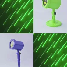 Новинка, лазерный Рождественский метеоритный дождь, зеленый дождь, проектор, сад, наружная стена, водонепроницаемый IP65 для украшения рождества