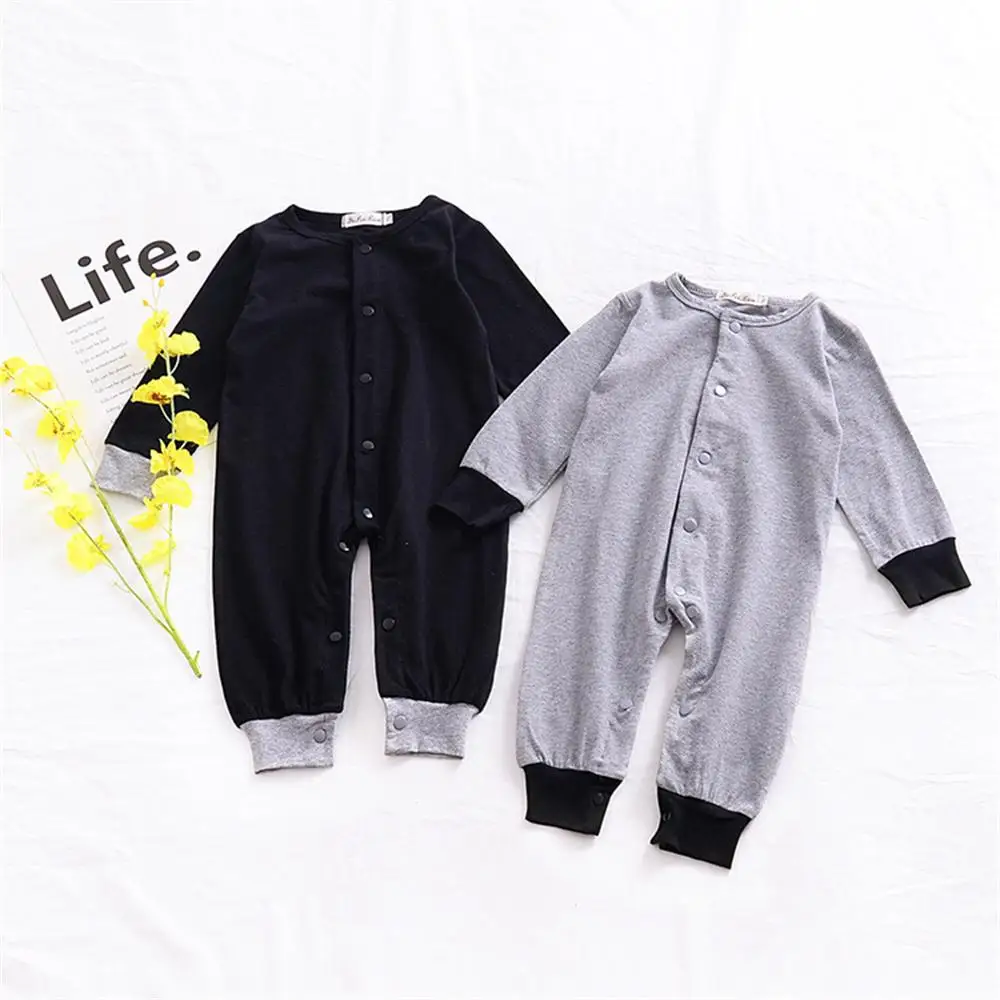 

New fashion autumn children's boys rompers baby one pieces long sleeve patchwork body suits for girls clothes kid party A suit