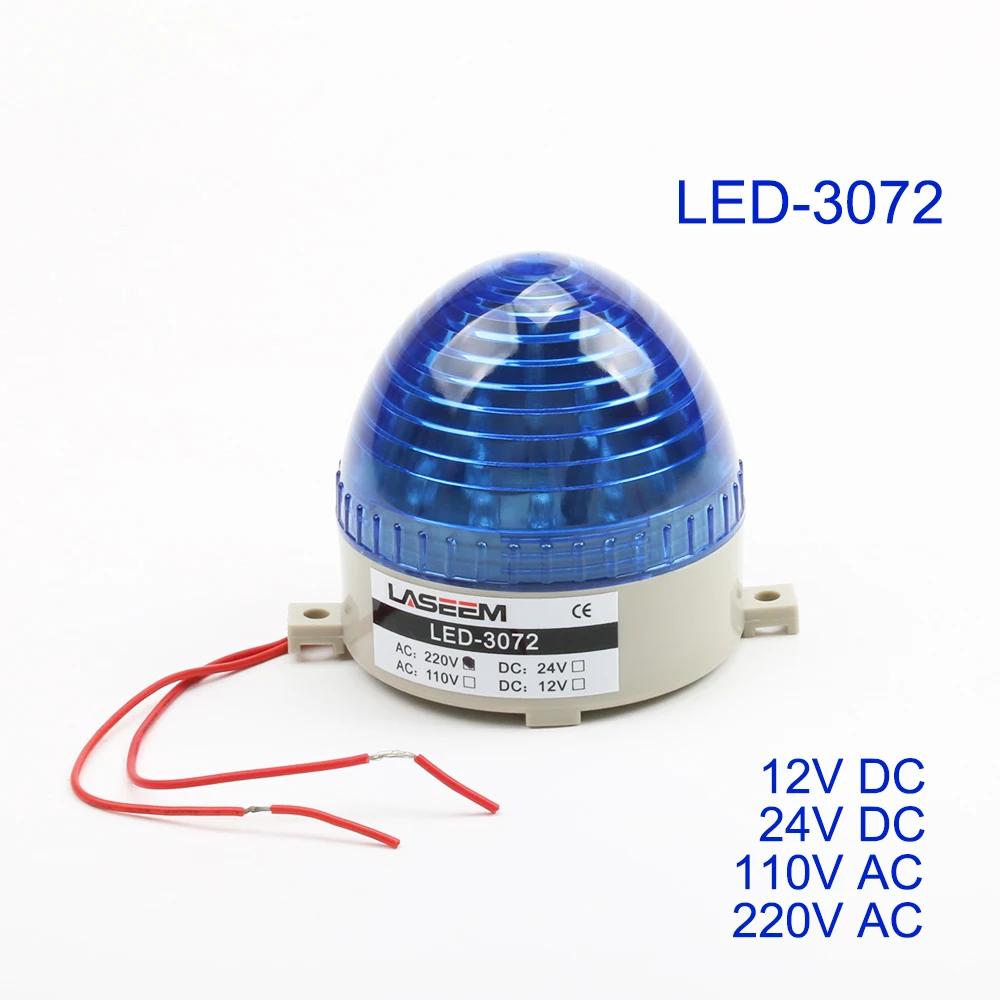 LED 3072 alarm warning light outdoor Blue guard Indicator light signal