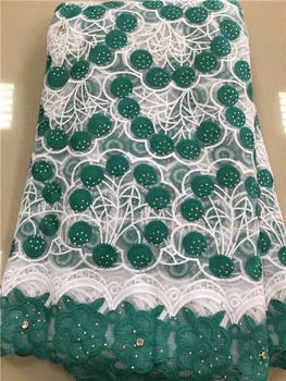 

Hot sale African net lace fabric/French tulle material /mesh fabric with stones VNH23 (5yards/lot)free shipping