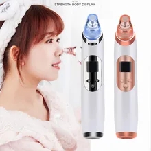 Подробная информация о 4 головы горячей и холодной контроль температуры для пор и угрей электрический прибор для Удаления Лица DeepFace очищающий перезаряжаемый