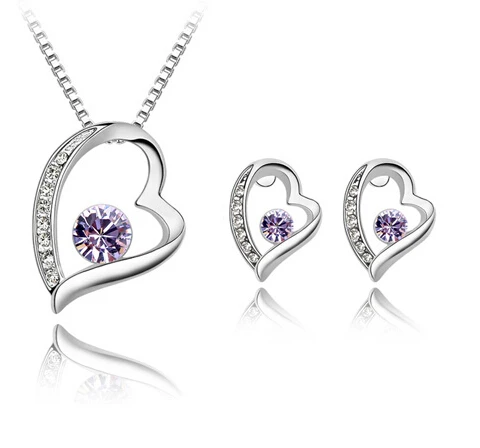 NEW 2015 Jewelry Sets Austrian Crystal Necklace/Earring Elegant Wedding Set S4319-3 | Украшения и аксессуары