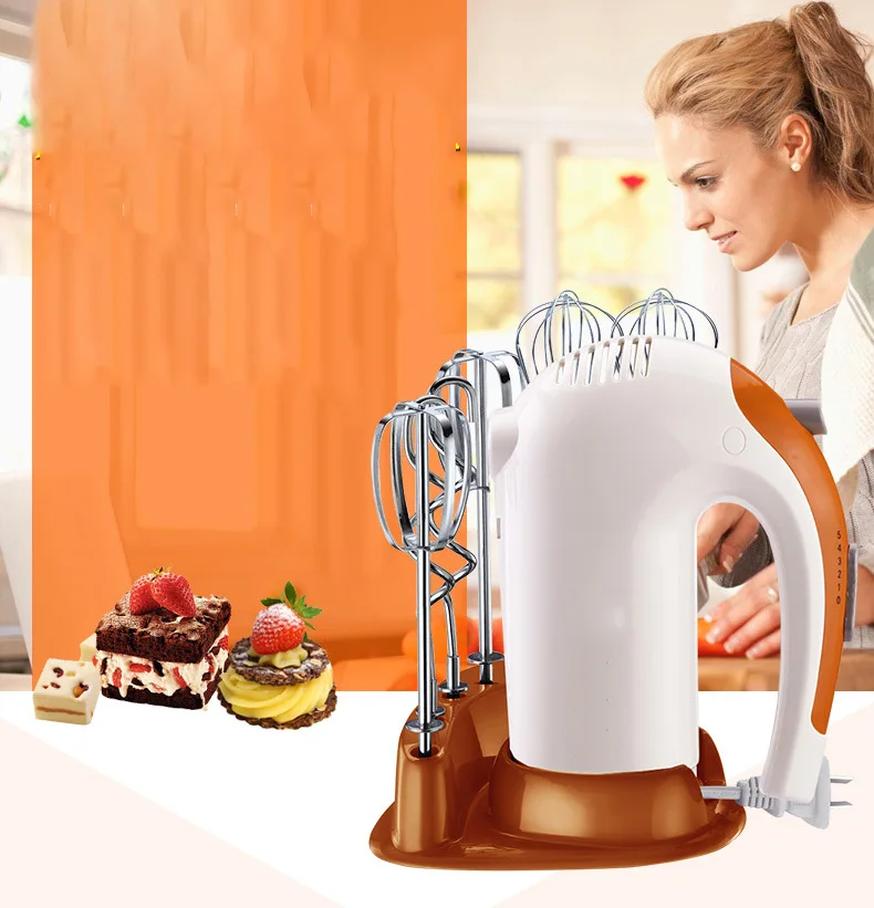 

HomeWaren Handheld electric egg beater 300W household baking eggbeater