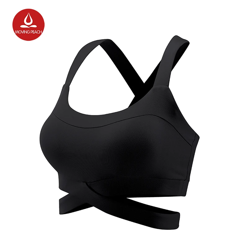 Sports Bra for Running Gym Straps Padded Top Athletic Vest underwear