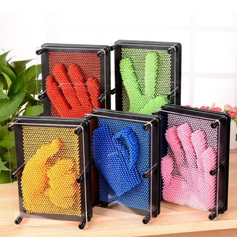 

Funny Fun Game Toys 3D Pinart Clone Pin Toy Shape Variety Colorful Random Color