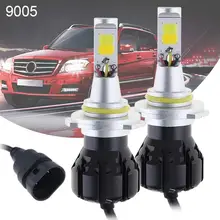 2 шт. 12V 2400Lm 9005 9006 Автомобильные дневные ходовые огни Авто дневные ходовые огни, туман светильник фар дальнего света