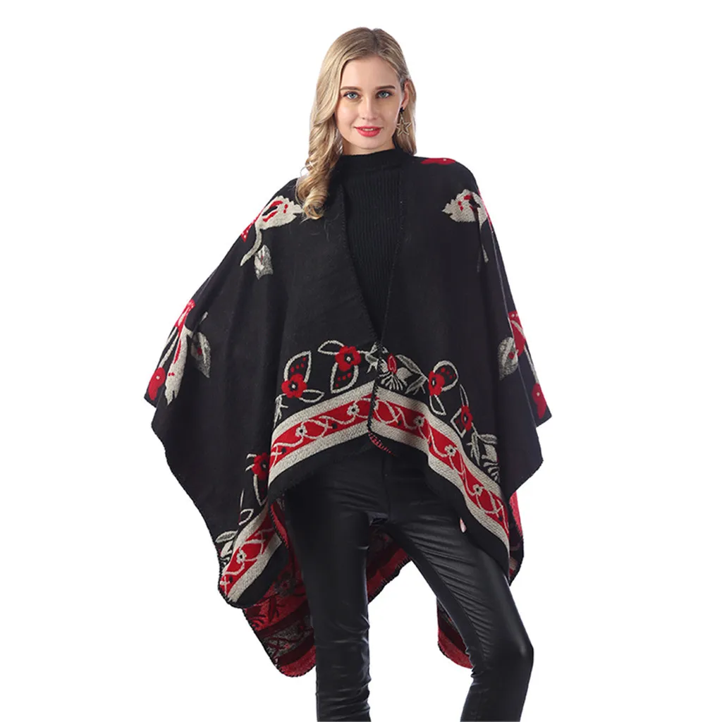 

2019 Cashmere Scarf Shawl Women Winter Spring Warm Luxury Brand Wool Soft Red Black Scarves Wraps Echarpe Pashmina